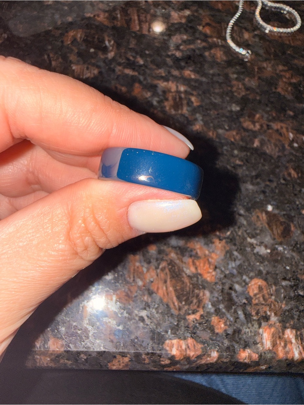Oura gen 4 ceramic midnight blue ring size 10